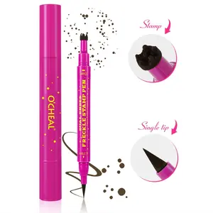 Freckle Pen Dual Ended Freckle Stamp Pen, 2 In 1 Freckle Stamp & Eyeliner, Quick-Drying, Long-Lasting & Waterproof, Natural Makeup Feel, Easy to Use, Factory Direct Sales