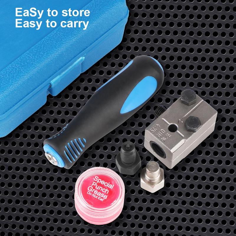 Car Brake Pipe Flaring Tool Kit, Universal Brake Line Flare Tool, 3/16inch Double Flare Adapter Cars Motorcycle Truck Repair Tools Car Brake Pipe Flaring Tool Kit, Universal Brake Line Flare Tool, 3/16inch Double Flare Adapter Cars Motorcycle Truck Repair Tools