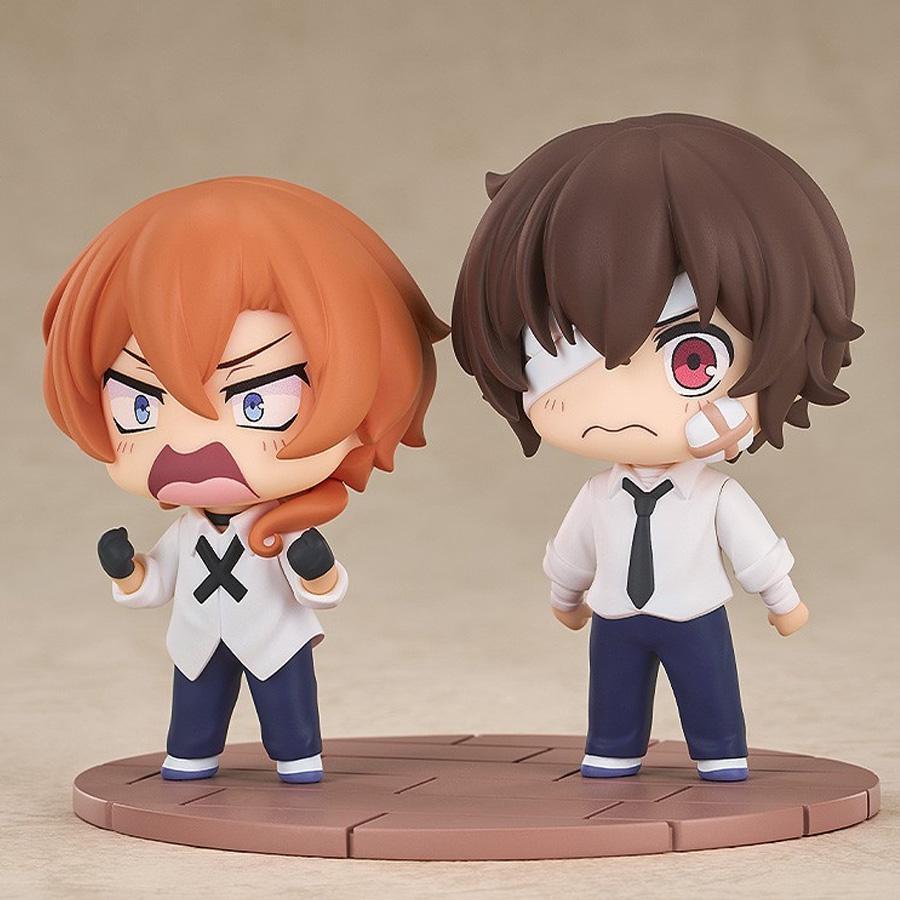 7cm Bungou Stray Dogs Anime Figure Kawaii Dazai Osamu Action Figure Cute Nakahara Chuuya Figurine PVC Collection Model Doll Toys