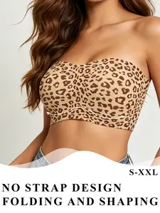 The design of women's fashion evening dresses features a strapless style, with soft and comfortable fabric that creates a round and full bust shape, suitable for pairing with off-the-shoulder styles and other seamless, non-exposed designs.