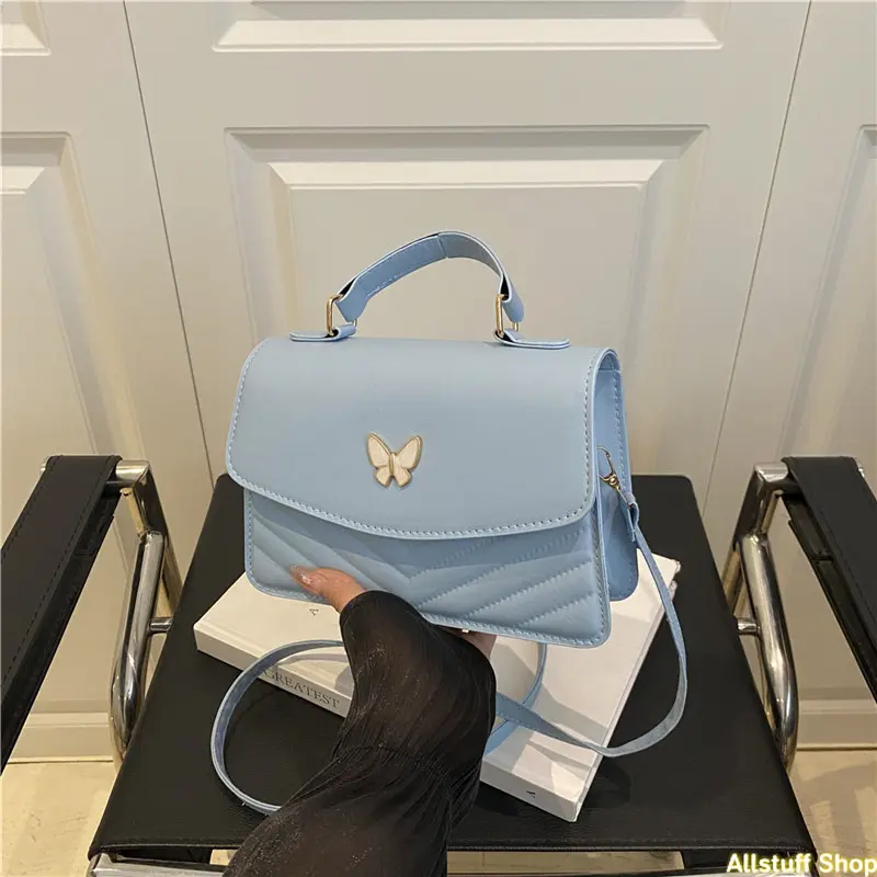 Women's Vintage Butterfly Mini Square Textured Crossbody Bag, Chic Retro Purse for Women, Ideal for Daily Outfits, Shopping, Crossbody Bags For Women, Purses Crossbody Bag