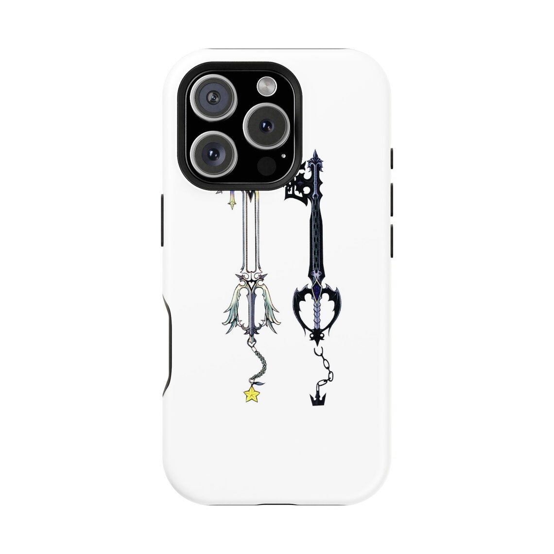Kingdom Hearts Double-layer durable phone Cases For iPhone 17 16 15 14 13 12 Promax Pro Plus, hard shell protection ,Unique design,best Gift