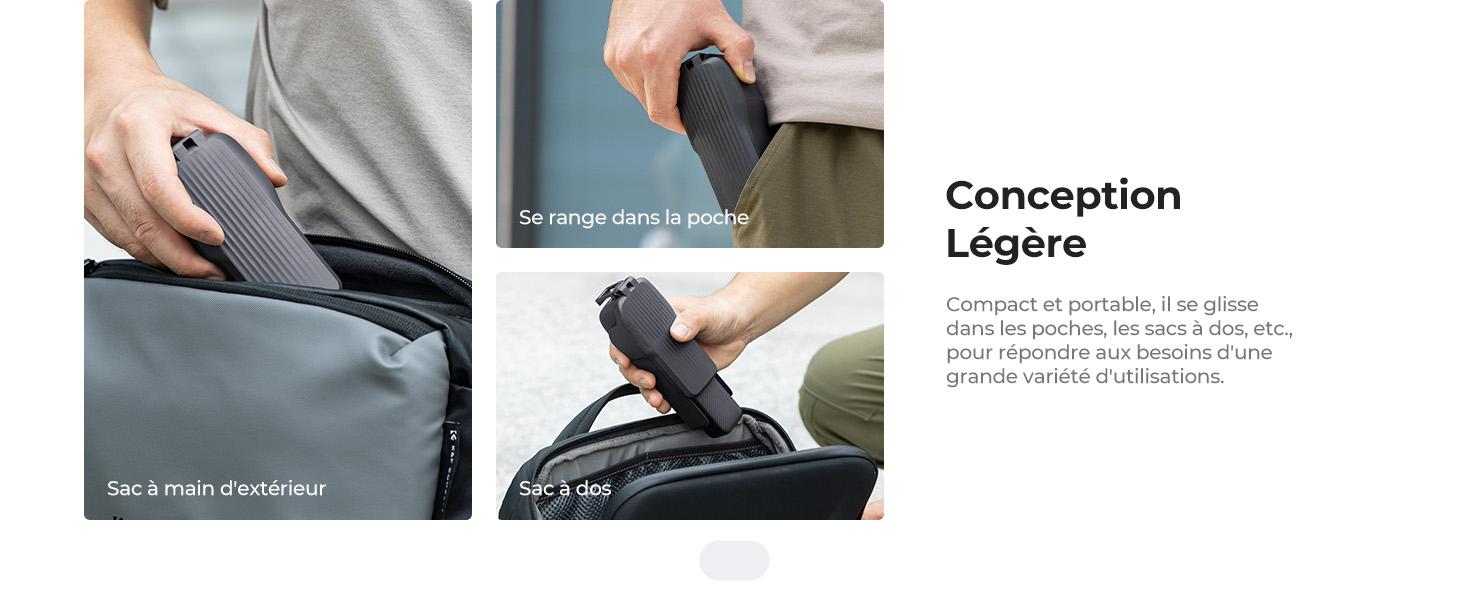 K&F CONCEPT Gimbal and Lens Protector Compatible with DJI Osmo Pocket 3, Screen Lens Cover with Hard Shell and Soft Interior, Quick Open/Close and Compact Design