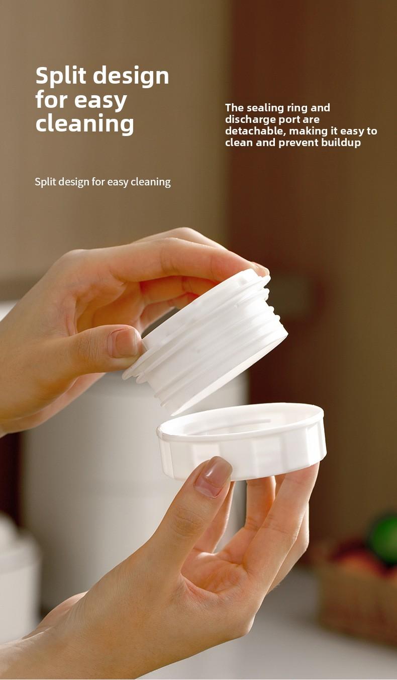 FaSoLa Kitchen Double-Opening Spout Moisture-Proof Sealing Lid for Oatmeal and Flour, Food Preservation Sealing Cover for Bagged Foods