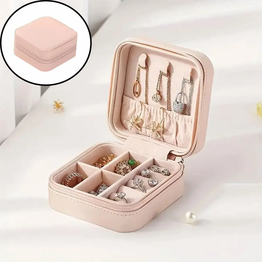 Mini Jewelry Storage Box, /, Ideal for Rings, Earrings, Necklaces, Travel Jewelry Organizer, Summer Gift Idea