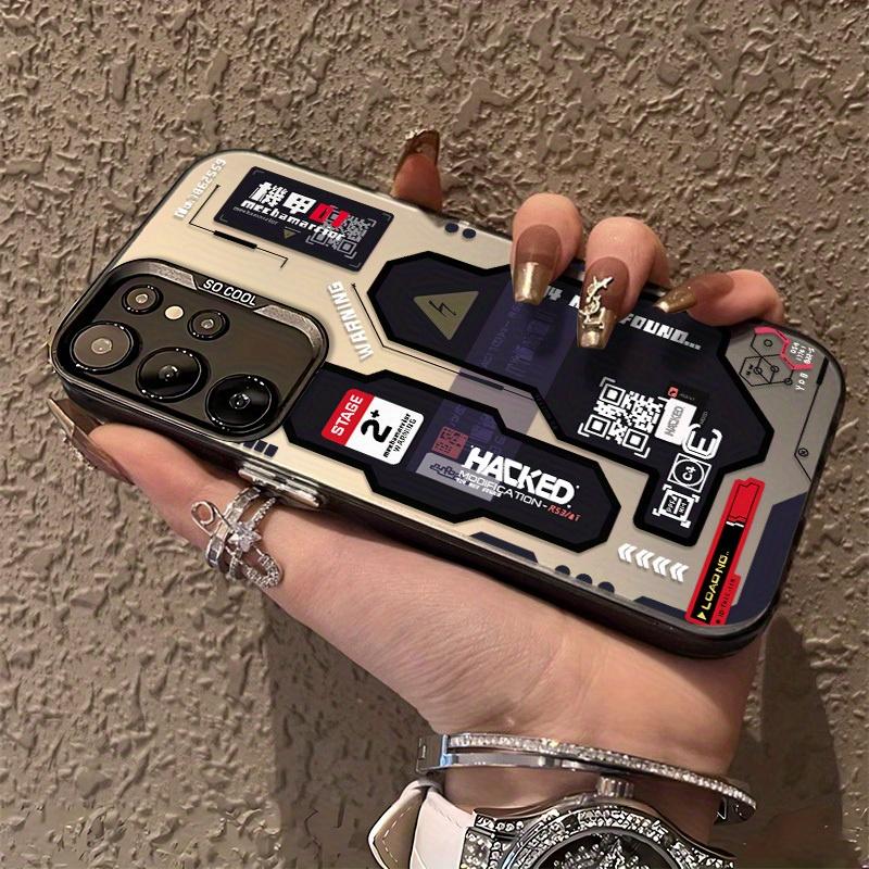 Hacker Creative Mecha Case for Samsung Galaxy S26 S25 S24 S23 S22 S21 Ultra Plus FE Iphone 17 16 15 14 13 12 11 17Air Plus Pro Promax Matte Cover