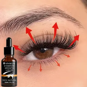 Long Lash and Brow Essence Serum with Dropper Design, Ideal for Upper and Lower Lashes, Fine Care for Brows, Beauty Essentials