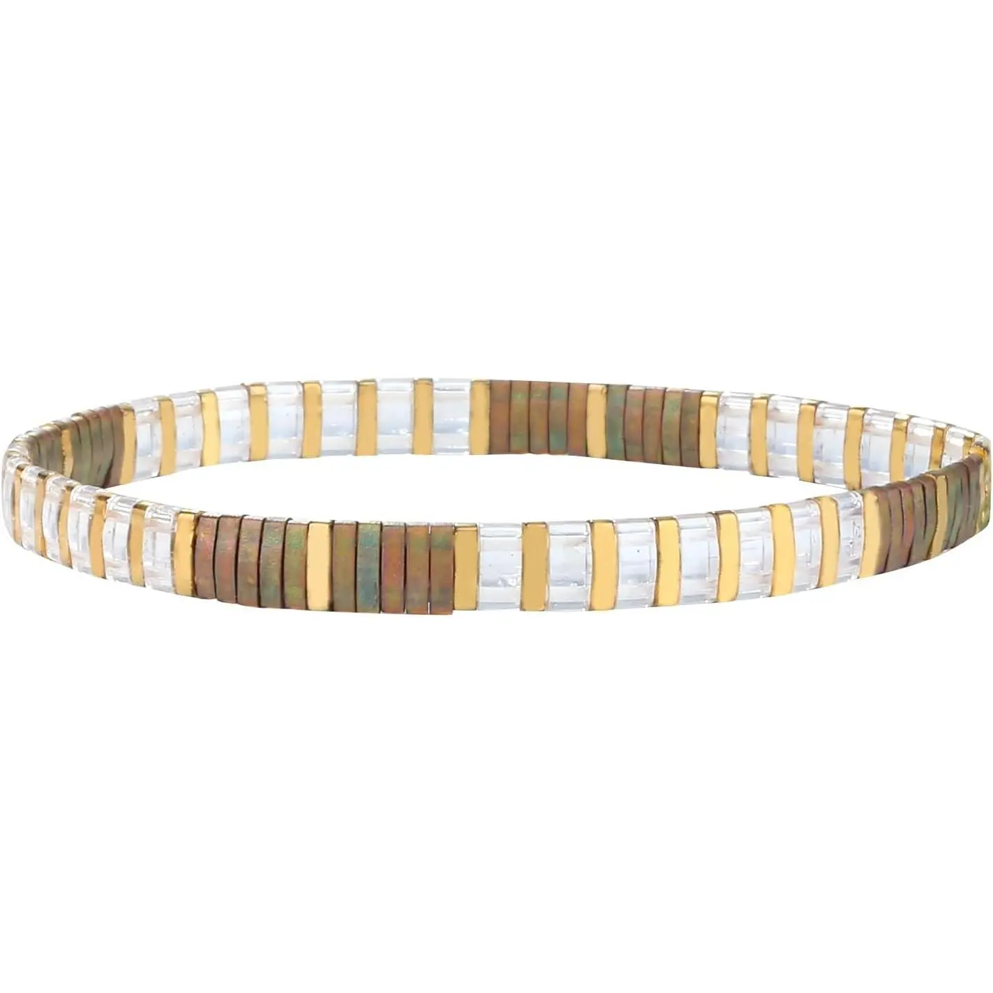 Tila Beaded Bracelet Women Simple Stretch Colorful  Bracelet Summer Fashion Charm