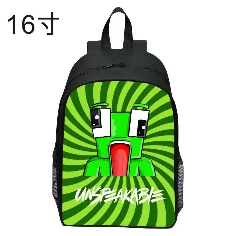 UNSPEAKABLE Anime Backpack for Women/Men/Teens, Day Packs Knapsacks Casual Backpacks Gift for Gym Travel Camping Outdoor Work Business
