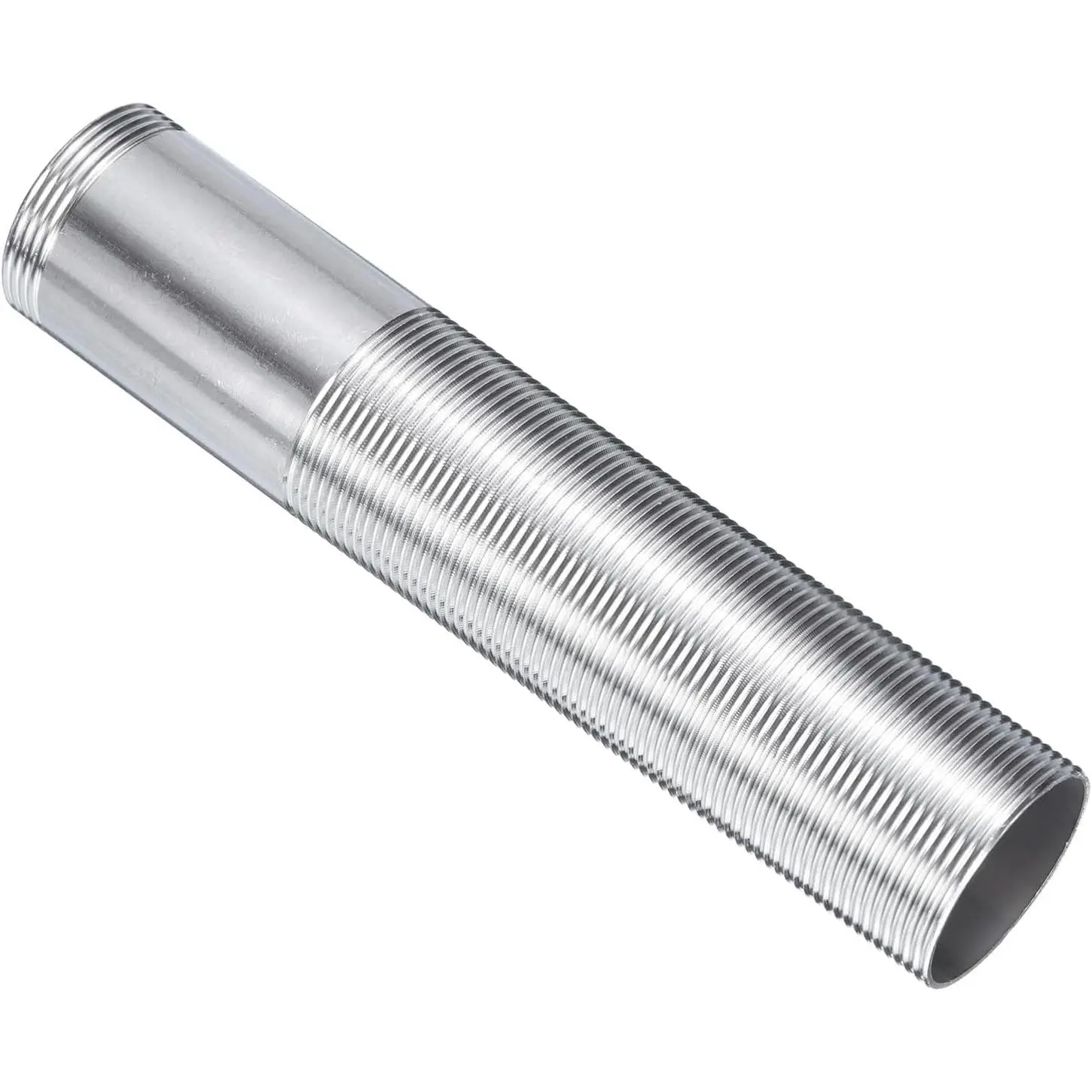 6 in Stainless Steel Threaded Faucet Mount Extension Fixed Shank, High Foot for Deck Faucets, 1PCS