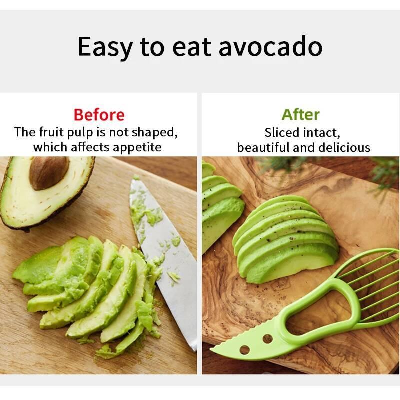 Avocado Slicer Fruit Pulp Peeler Pulp Separator Avocado Knife Gadget Fruit Avocado Cutter Vegetable Peeler Kitchen Tools