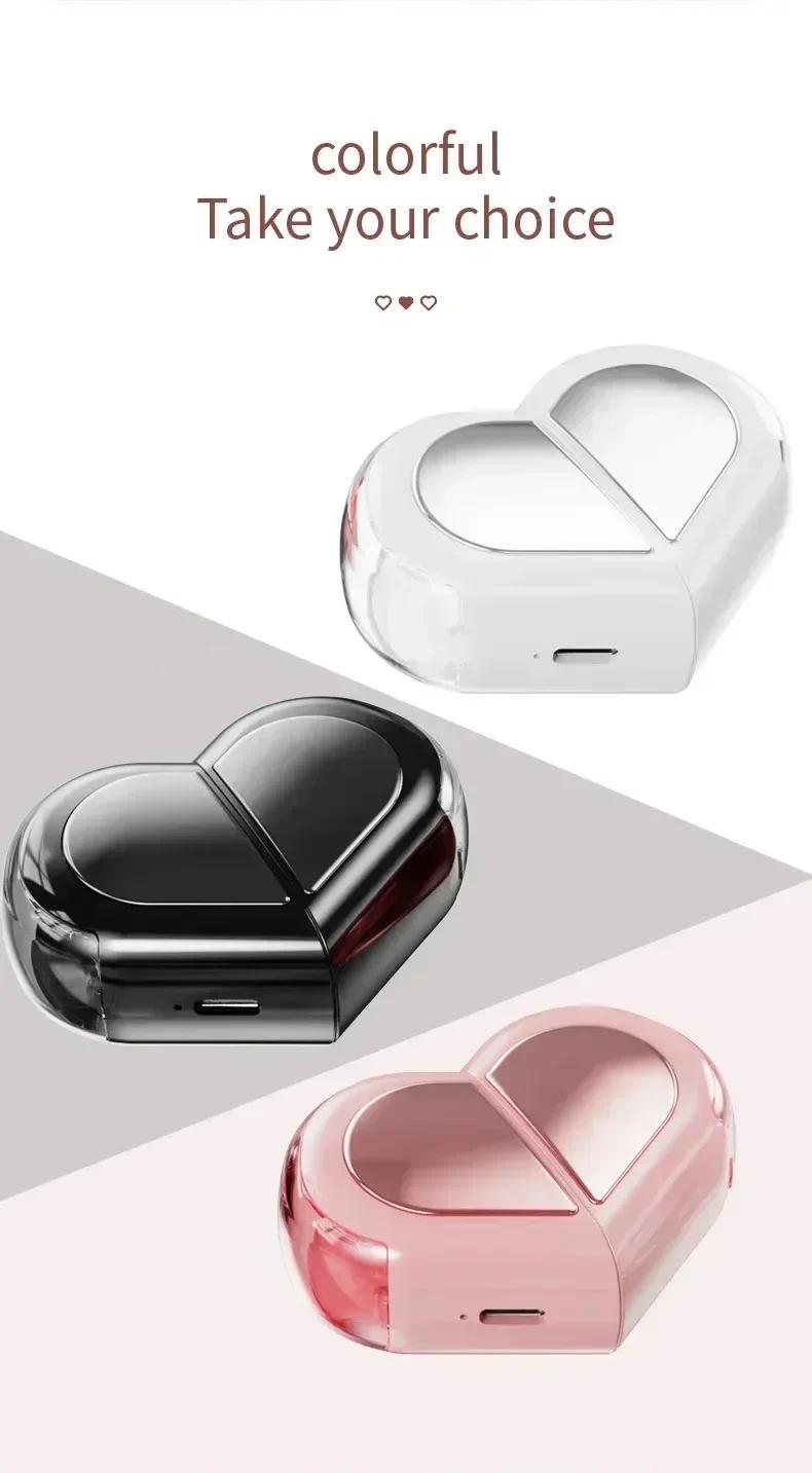 The Cutest Earbuds Ever Heart Rotating Case Wireless Headphones Perfect Gift for Girls giftideas viralfinds Game Without Lag Conquer All Speed Easy to Split Must Have 2026 - Headset, Audio