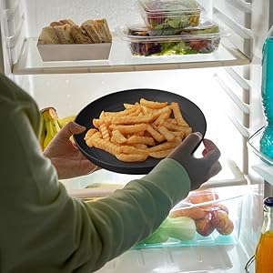 32-Piece Kitchen Plastic Wheat Straw Dinnerware Set, Service for 8, Unbreakable Modern Dish Set - Dinner Plate/Dessert Plate/Cereal Bowl/Cup, for Apartment Essentials, Outdoor Camping,Black