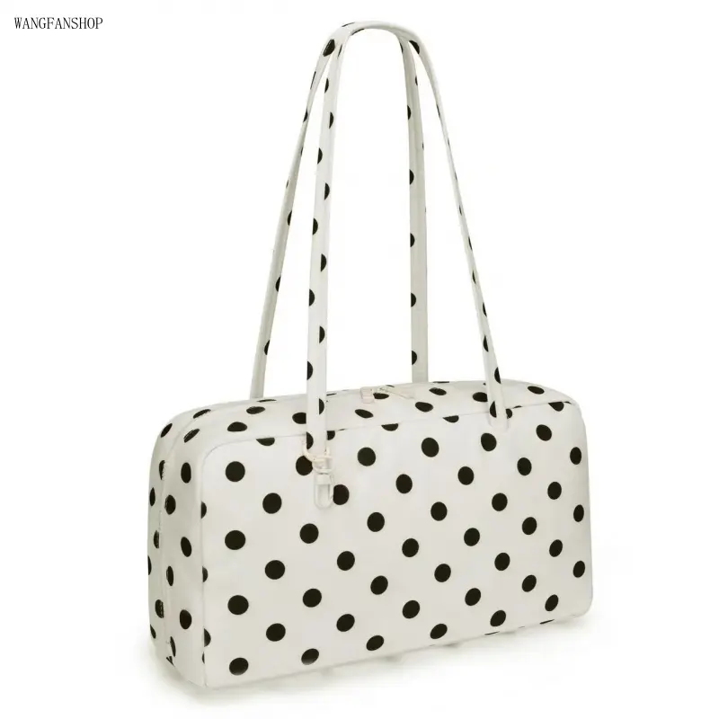 Trending Small Lightweight Nylon Shoulder Purse With Key Ring, All-Season Casual Handbag, Chic Versatile Accessory Ideal for Travel, Shopping & Daily Casual Looks