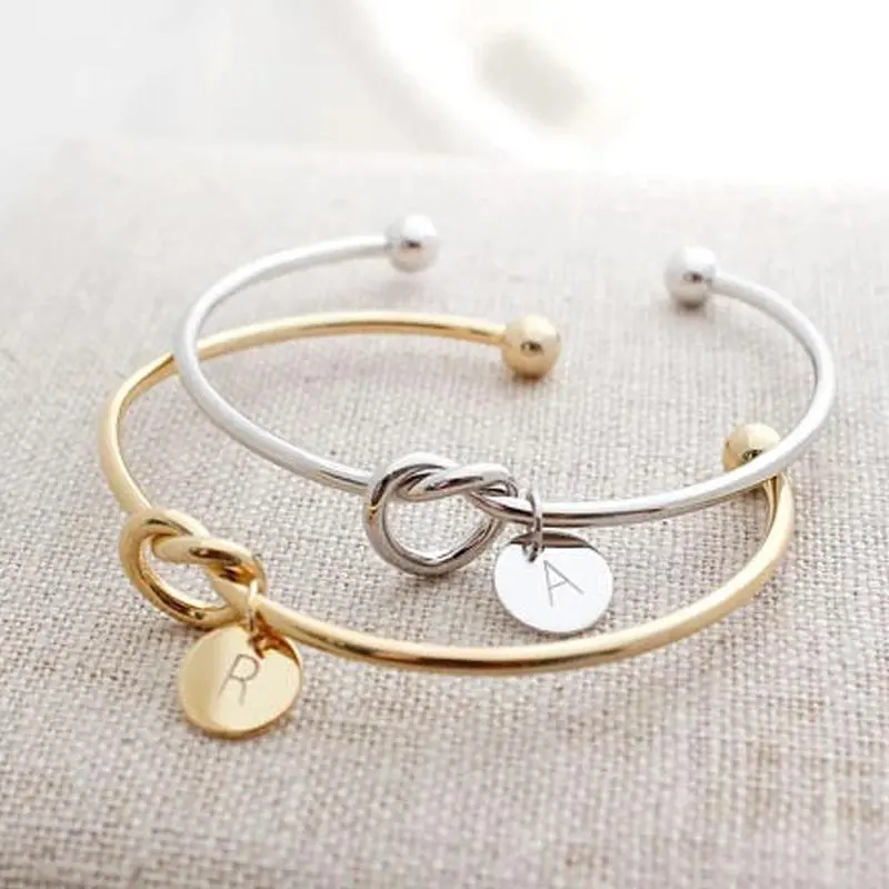 Dainty Adjustable Heart Bangle Bracelet for Women - Creative A-Z Initial Letter Charm with Open Cuff Design, Chic Personalized Alphabet Wrist Jewelry, Elegant Fashion Accessory, Perfect for Bridesmaid Gift, Wedding Party & Daily Wear