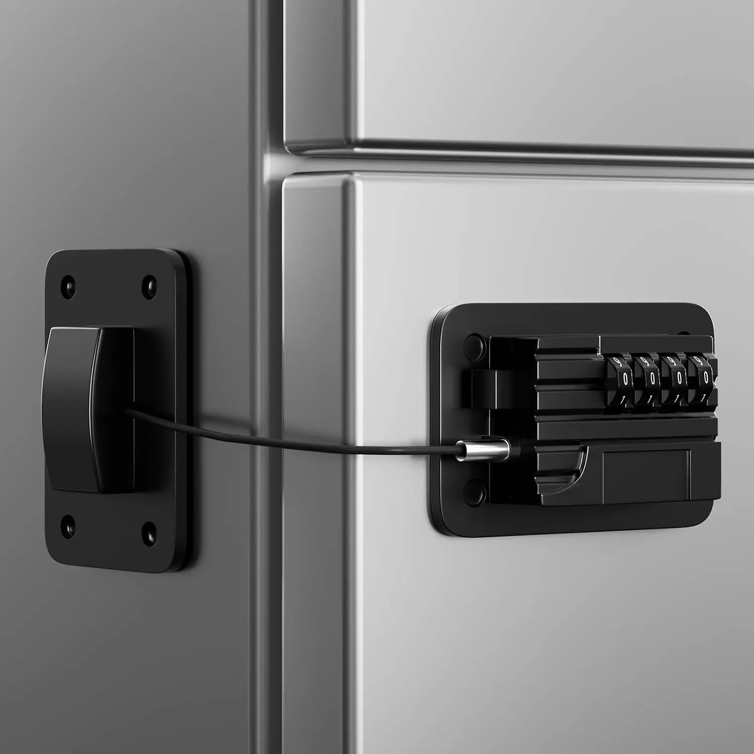 Refrigerator Lock,  Proof Fridge Lock,  Safety Lock for Refrigerator,  Adhesive Fridge Door Lock for  & Pets, No-Drill Kitchen Appliance Safety Protection | Effectively prevents  and  from opening the refrigerator, reducing risk of accidents and  access.