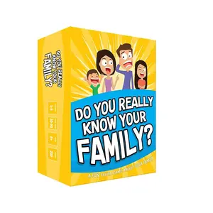 Fun Family Bonding Card Game Hilarious Question and Challenge Game for Family Reunions and Game Nights Conversation Card Game
