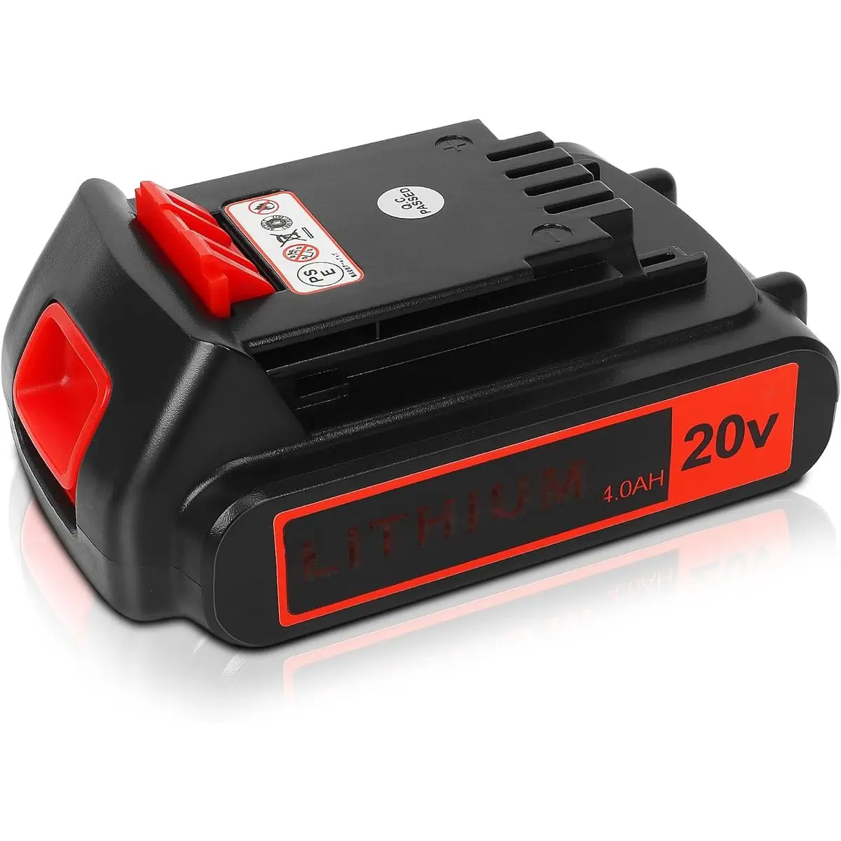 Replacement 20V Lithium Battery 4.0Ah 1 Pack, Extended Runtime for Cordless Power Tools, Compatible with LBXR20 LBXR2020 LBX20 LBXR2520 LB2X4020 LB2XR20, DIY Repair, Home Repair