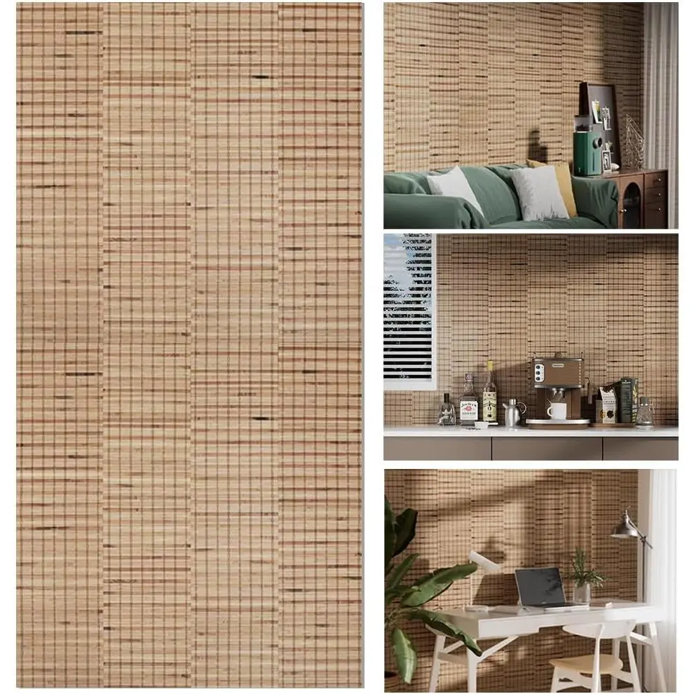 Wall Paneling for  Decor, Wainscoting and Ceiling Covering, .2x11.8 in (4 Packs),Carbonized.