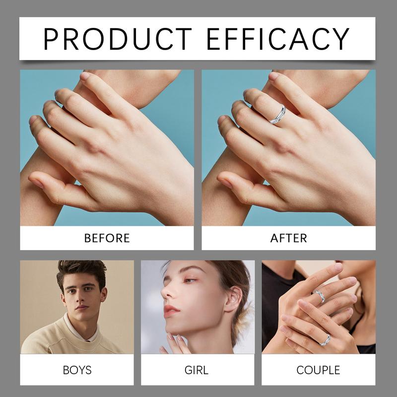 Hoexe Silver-point diamond ring - A comfortable and suitable ring for daily wear, suitable for both men and women, for activities as well.