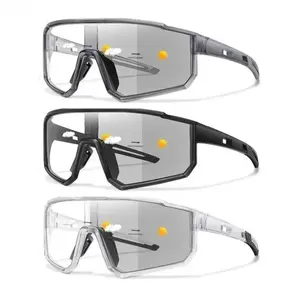 3-Pack Unisex Photochromic Cycling Sunglasses, classic windproof sport eyewear. Built with UV protection and quick tint-changing lenses, perfect for running, fishing and daily outdoor activities.