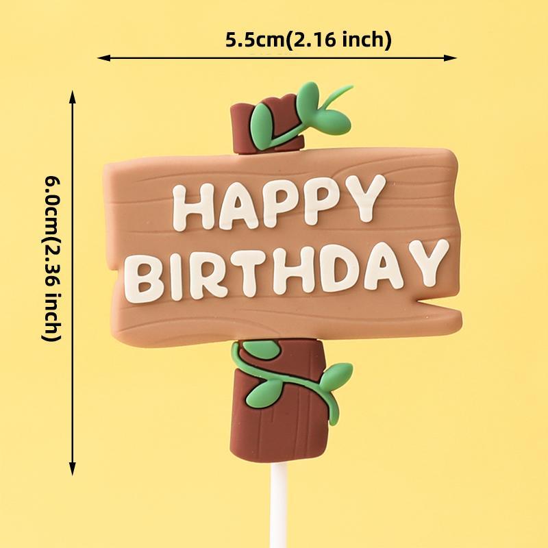 Farm Animal Cake Topper Cow ,Pig, Mountain Cattle, Chick Cake Decorations for Baby Shower Kids Happy 1st Birthday Party Supplies