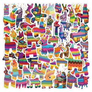 60 Sheets New Pinata Doll Cartoon Graffiti Stickers, Waterproof Stickers for Car Luggage Water Cup Phone Case, Fun Decorative Stickers