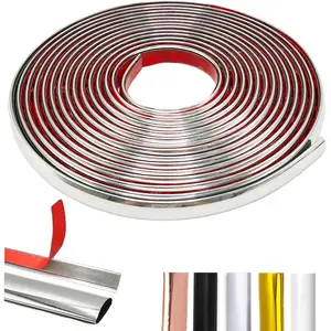 Peel and Stick Trim for Backsplash Tile ,  10Ft  Flexible Trim Caulk Strip for Wall Tile Edges, Kitchen backsplash, Mirrior Frame