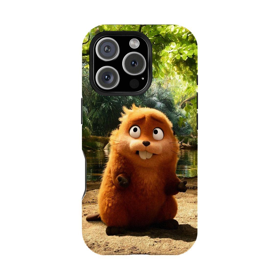 Beaver Double-layer durable phone Cases For iPhone 17 16 15 14 13 12 Promax Pro Plus, hard shell protection ,Unique design,best Gift