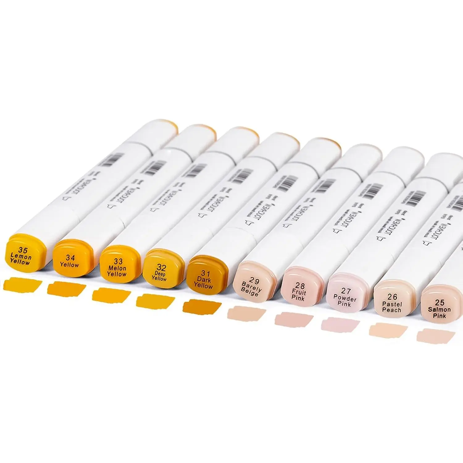 10 count  Markers Pure Color Series,T6 Upgrade  Tip Art Solid Color Markers Set for Adults Beginner Drawing Sketching DIY Crafts ( Tone)