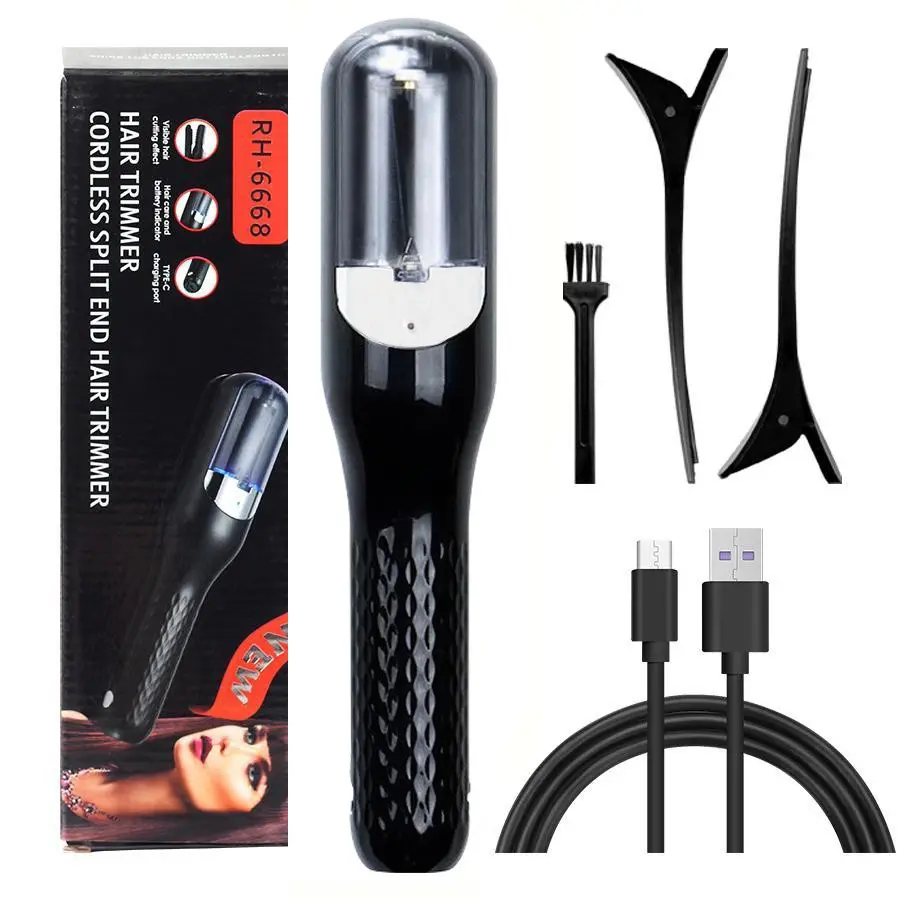 Portable USB Rechargeable Hair Trimmer, Automatic Dry Damaged Hair Repair Tool, Unisex Haircutting Device, Gift for Mother's Day, Dry And Damaged Hair Repair