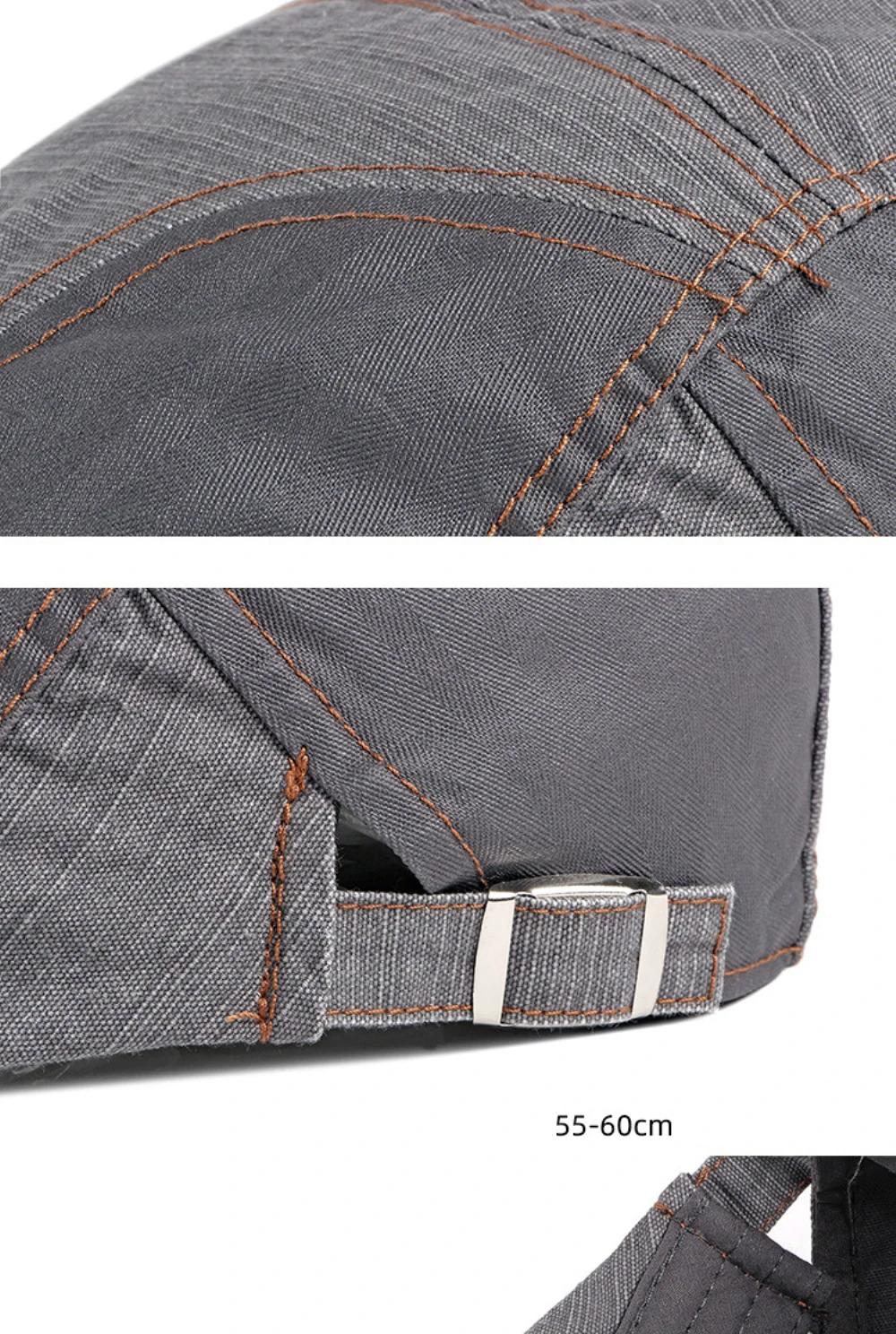 HT2953 Berets Men Women Spring Summer Autumn Beret Hat Male Female Artist Painter Ivy Flat Cap 100% Cotton Adjustable Beret Cap