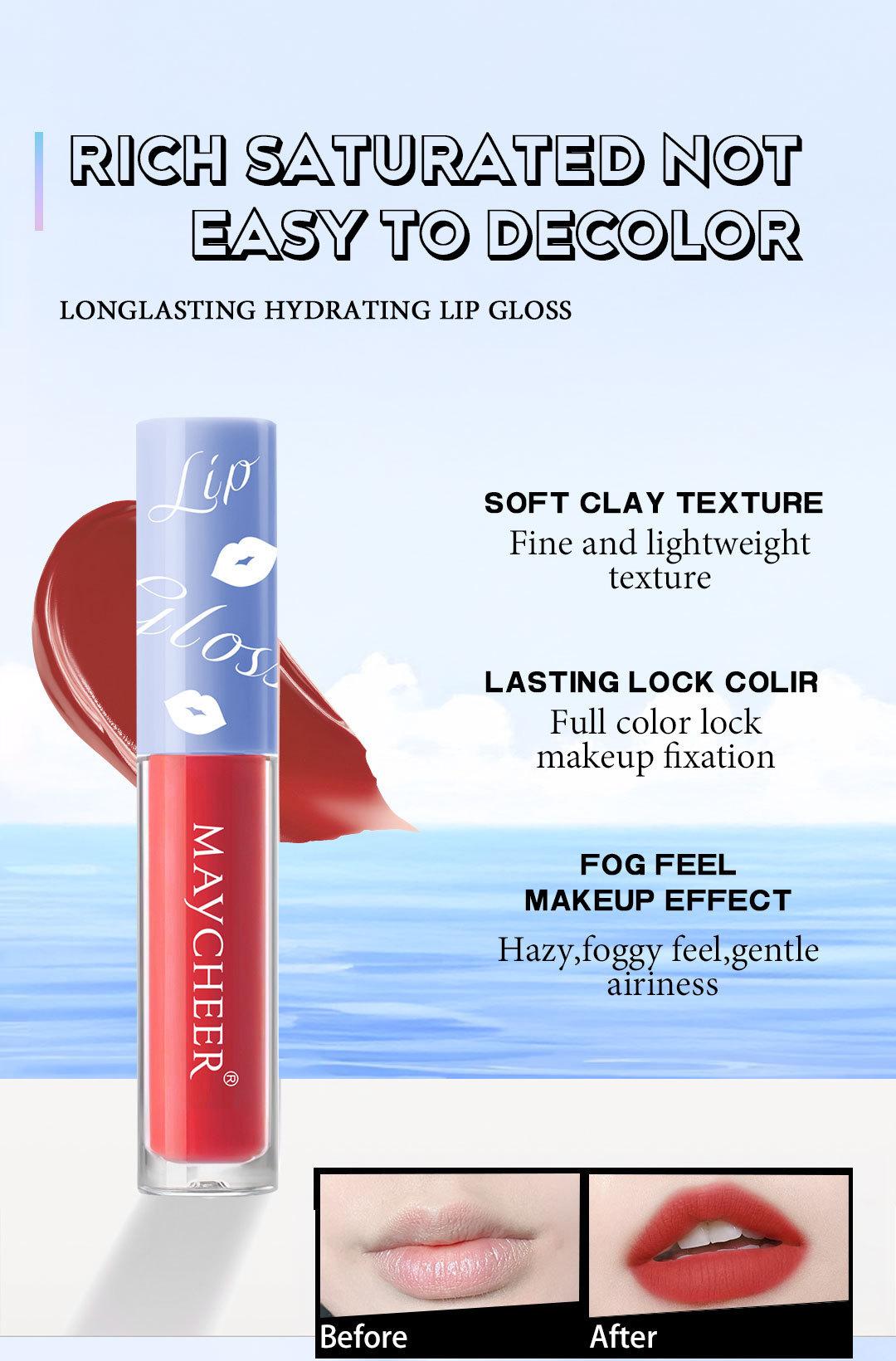 MAYCHEER Heart-to-Heart Beauty Makeup Set: Lipstick, Lip Gloss, Eyeliner, Eyebrow Pencil, Foundation, Powder Set