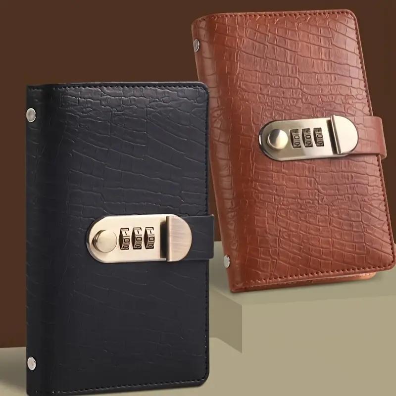 A6 Savings Notebook with Lock, 1 Count Small Cash & Finance Notebook, Savings Challenge Planner for Storing Money and Important Information A6 Savings Notebook with Lock, 1 Count Small Cash & Finance Notebook, Savings Challenge Planner for Storing Money and Important Information