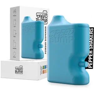 Portable Blue Pepper Shaker Versatile Seasoning Set Multi Functional Salt Dispenser Spice Shakers Easy to Use Convenient Discrete Plastic Salt and Pepper Dispenser for Fine Spices