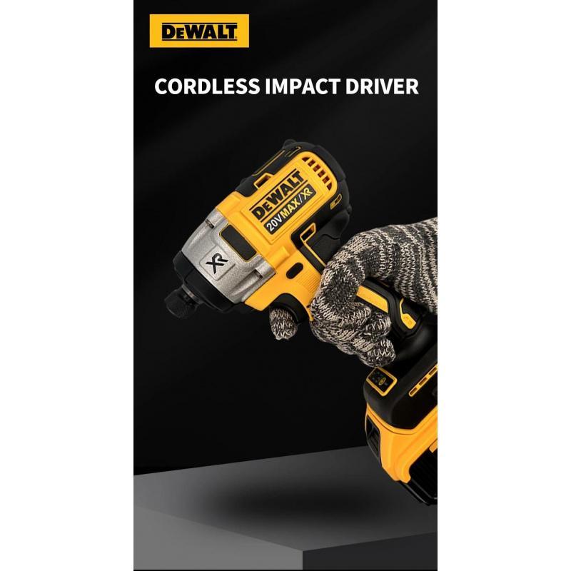 DEWALT DCF887 Brushless Cordless Impact Drill LED Light 20V Lithium Battery High Torque 3250RPM  Screwdriver Electric Tools