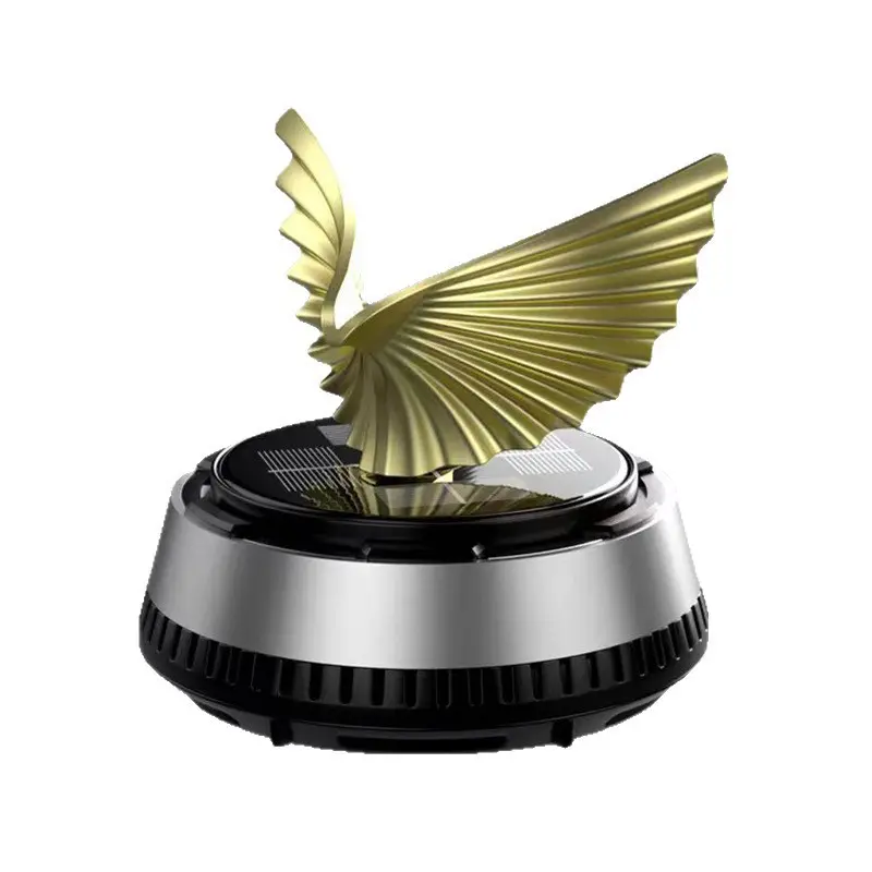 Solar-Powered Rotating Eagle Car Air Freshener - In-Stock Car Dashboard Accessory, Interior Perfume Decoration