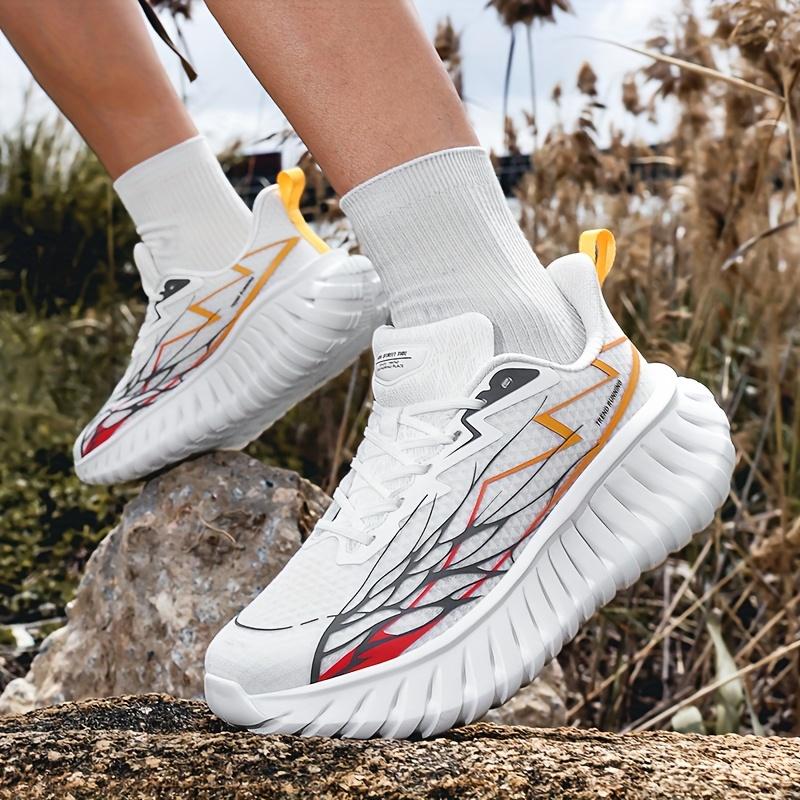 (New)[sneakers] Men'S Running Shoes That Are Lightweight And Breathable, Designed for Road Racing; Outdoor Marathon Training Footwear with Laces for Adults; Low-Top Athletic Shoes Suitable for Fitness And Exercise, Featuring Anti-Slip And Durable Materia