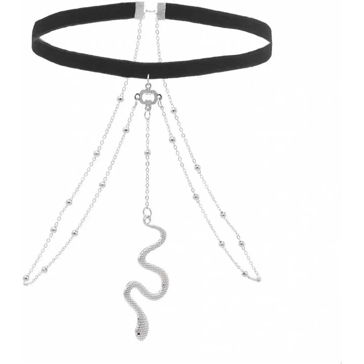 Snake Thigh Chain Necklace for Women Gothic  Layered   Chain  Fashion Snake Link Belt Choker Holiday Beach Accessories