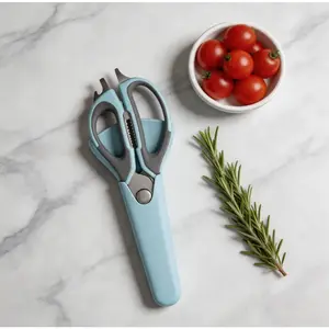 Mid-Year Sale Restock 7-in-1 Kitchen Shears with Stylish Handles & Magnetic Holder, 2-Pack Detachable Stainless Steel Food Scissors for Meat, Poultry, Heavy-Duty Ergonomic Home Kitchen Tool