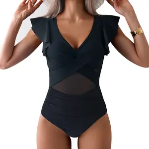2026 New Quick Dry One Piece Swimsuit for Women Athletic Sporty Bathing Suit Summer Beach Vacation Swimwear