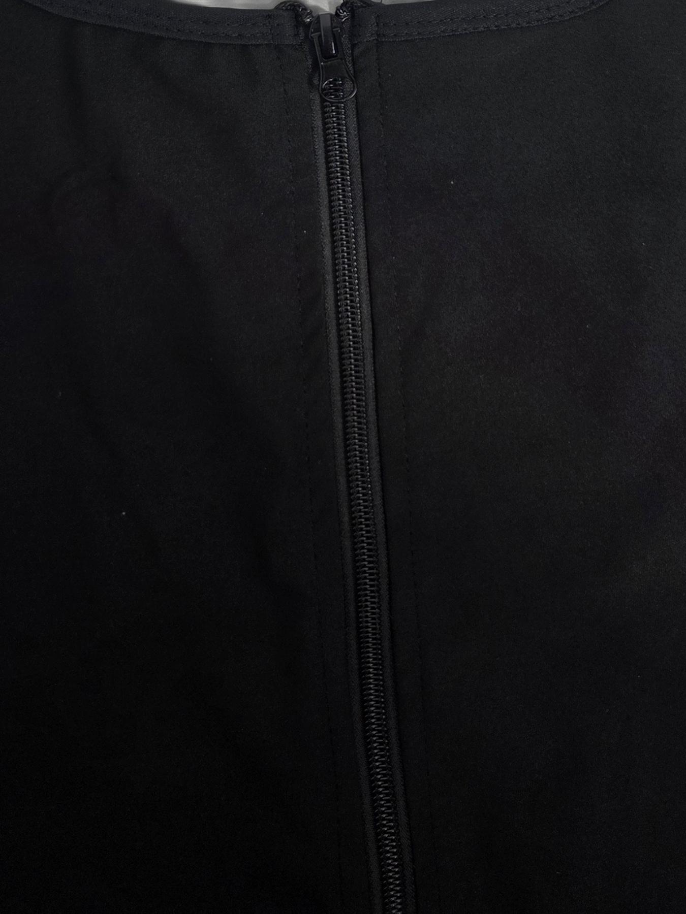 Women's Full Body Sauna Suit, Tight-Fit Above Ankle Sweat Jumpsuit, Tummy Control Jumpsuit, Silver Color, All-Seasons Exercise Wear