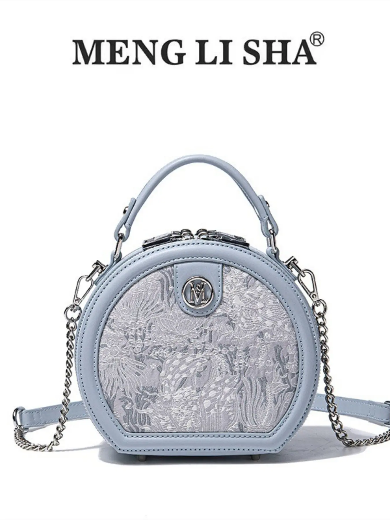Spring and summer new niche high-end portable small round bag commuting fashion large capacity shoulder crossbody round cake bag 2026