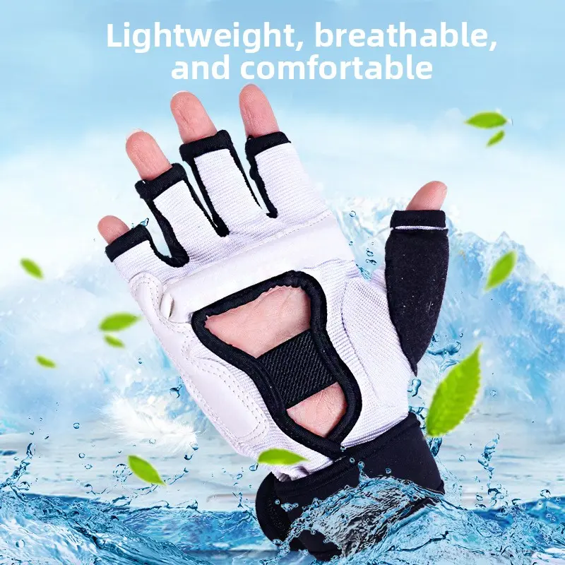 Taekwondo hand and foot protectors, gloves, and foot sleeves – adult protective gear