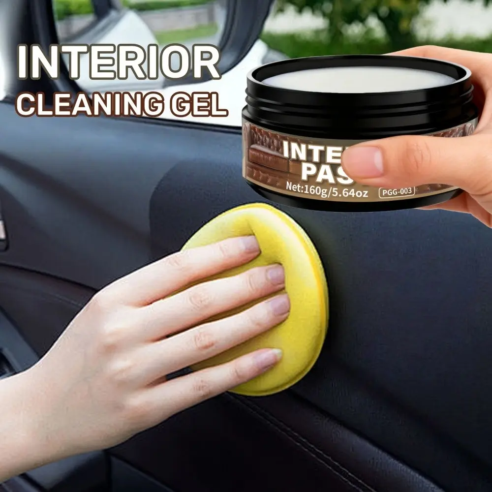 Leather Care Kit, Premium Leather Care, Car Interior Renovation Cream, Leather Restorer, Quick Renewal, Restores Original Shine, for Leather Seats, Dashboard, Steering Wheel, Door Panels