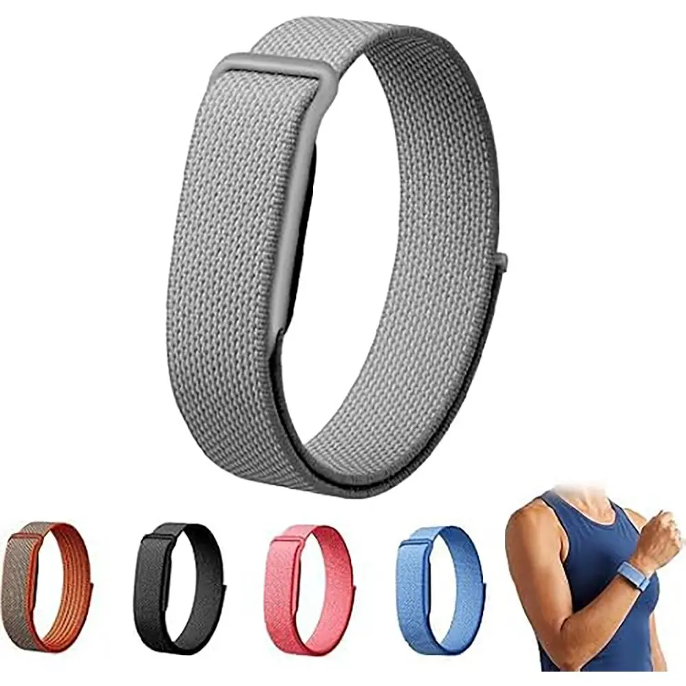 Soft Breathable Sport Wrist Band, Adjustable Sweat & Water Resistant Strap, Classic Metal Buckle, Fits Google Fitbit Air, Daily Wear