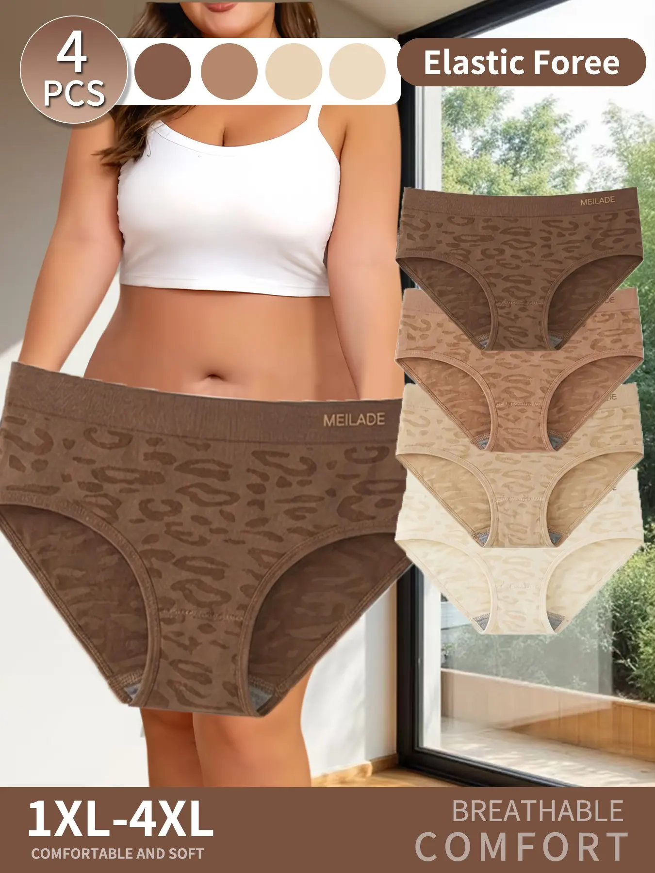 S-4xl Plus Size Briefs, Seamless Invisible Comfortable Breathable Underwear, Men's Triangle Panties, Soft and Lightweight Design