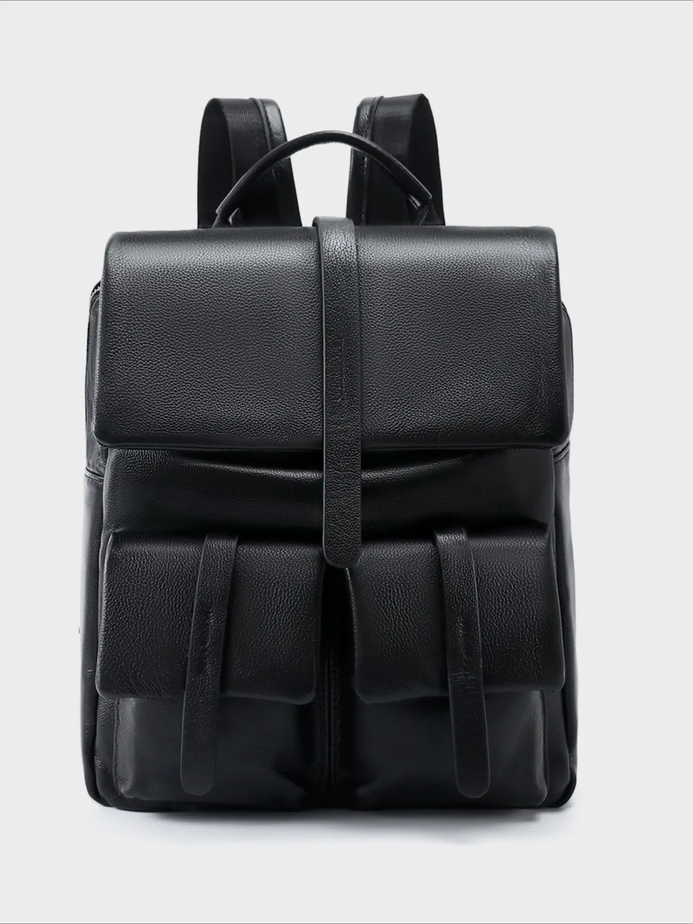 Leather backpack women's 2026 new fashionable large-capacity multi-functional women's backpack travel backpack bag