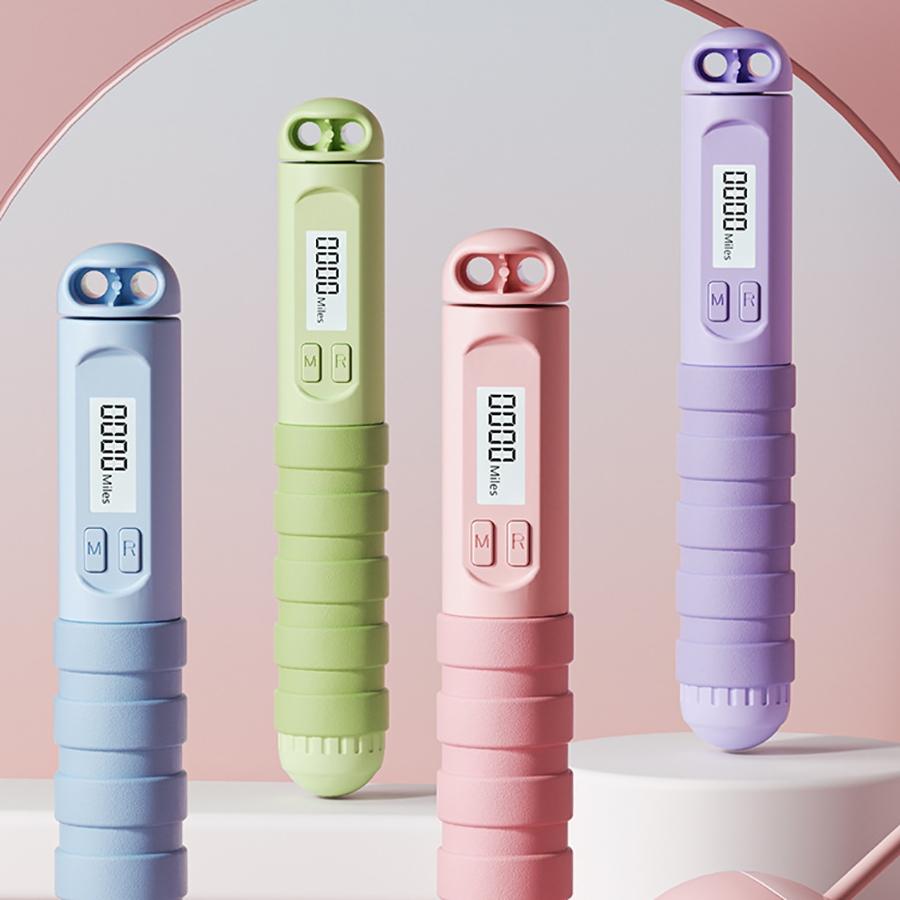 Electronic Counting Smart Jump Rope, 1 Count Fitness Exercise Skipping Rope for Men and Women, Workout Equipment for Home Gym