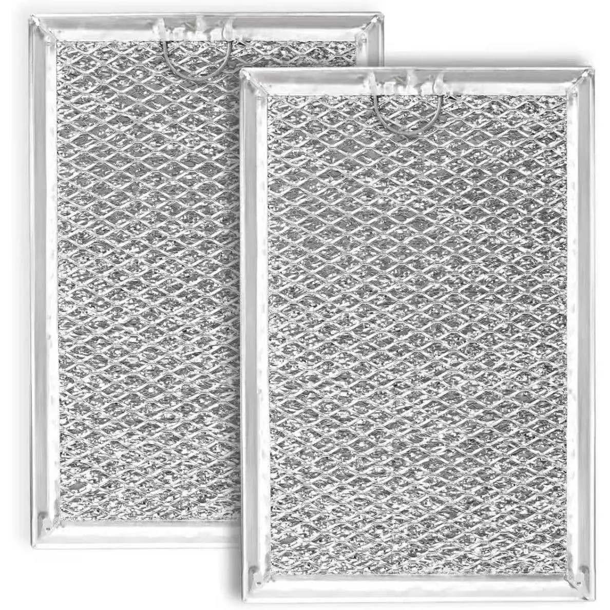 [2 Pack] Microwave Filter Replacement 7.64" x 5.12" Fit for WB06X10309 WB06X10359, Microwave Vent Filter, Microwave Grease Filter, Filters Kitchen Oven Air Over the Range Vent Fan
